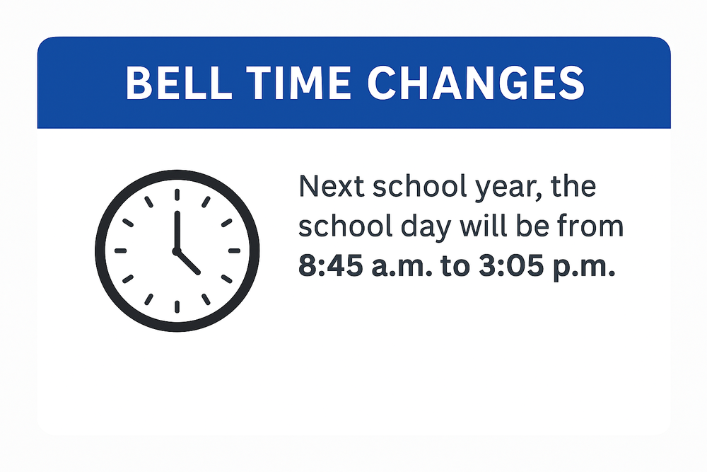 Bell Times Changes September 2026