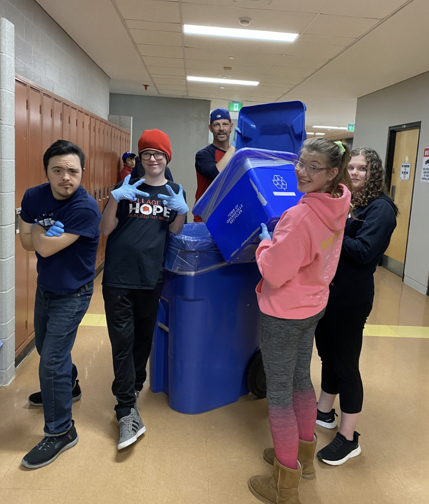 Westside SS recycling program
