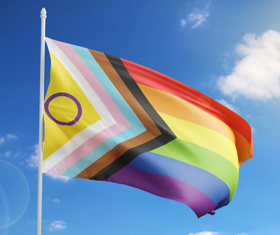 Pictured is the Pride flag