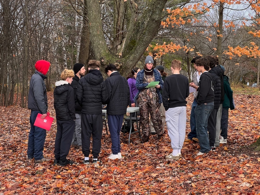 grade 9 students learn about the environment