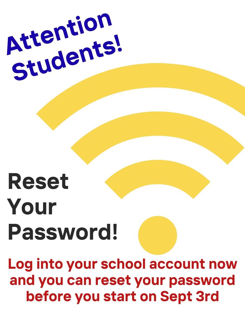 Password Change for Students