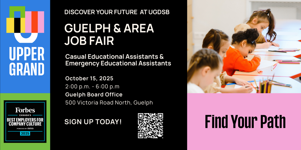 Guelph and Area job fair - Casual Educational Assistants and Emergency Educational Assistants