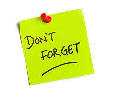DONT FORGET