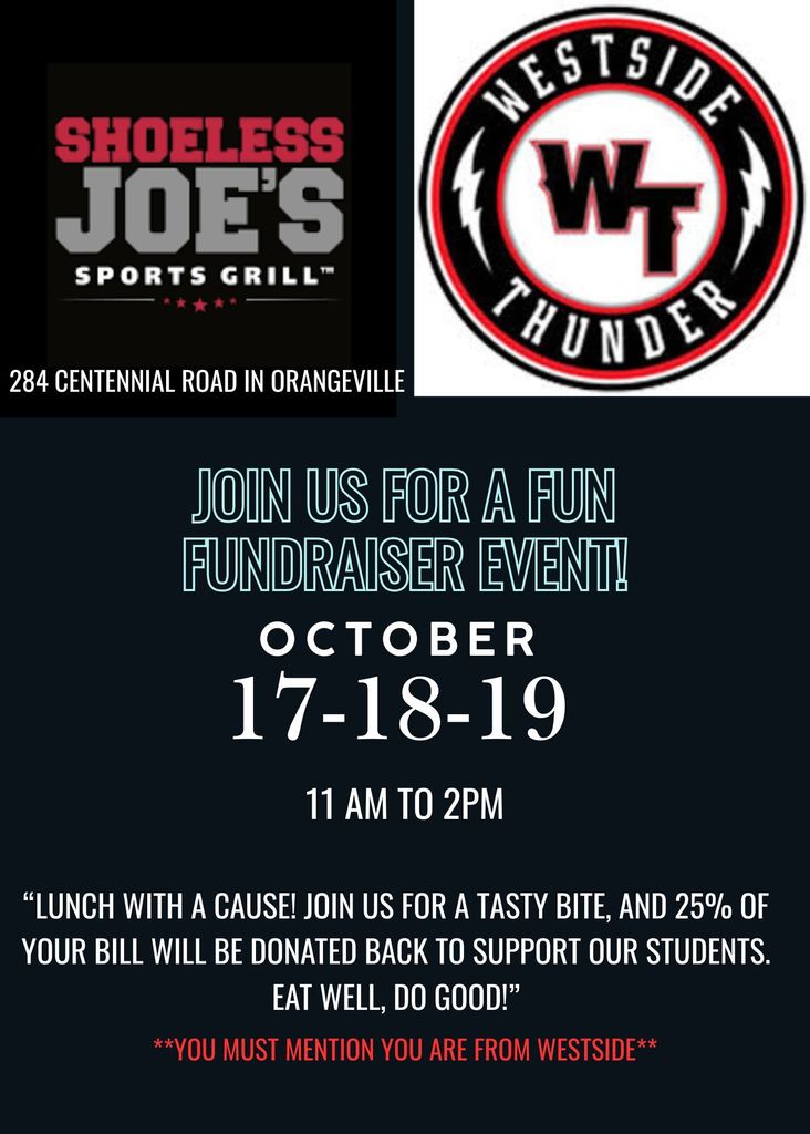Shoeless Joe's Fundraiser