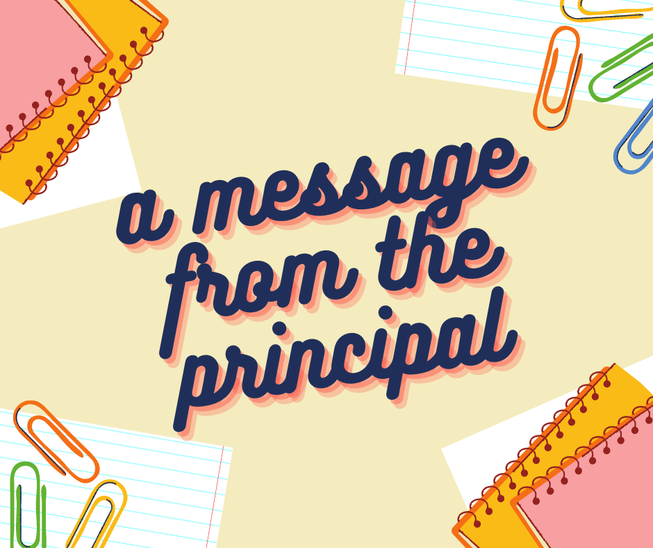 Message from the Principal