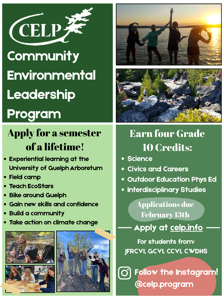 A CELP Poster. Visit https://www.ugdsb.ca/article/13213 for more info