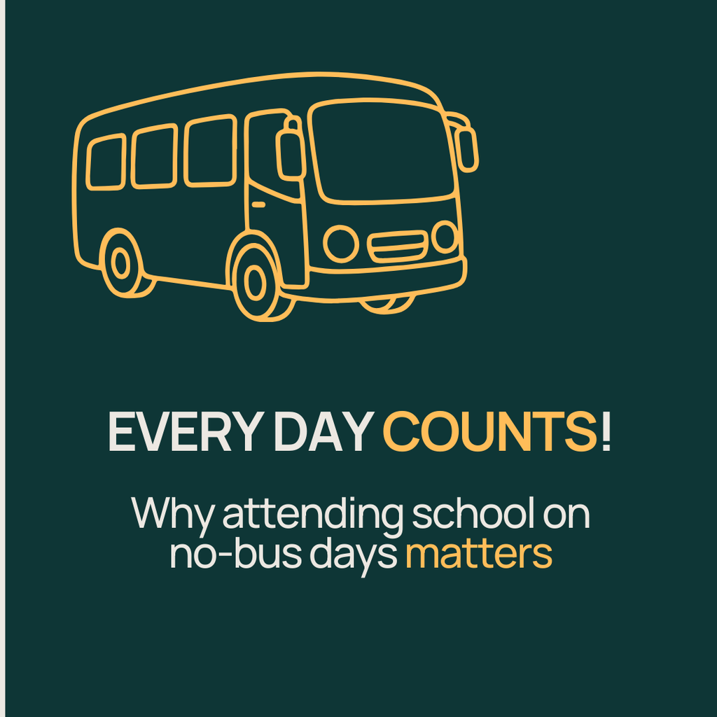 Every day counts - why attending school on no-bus days matters