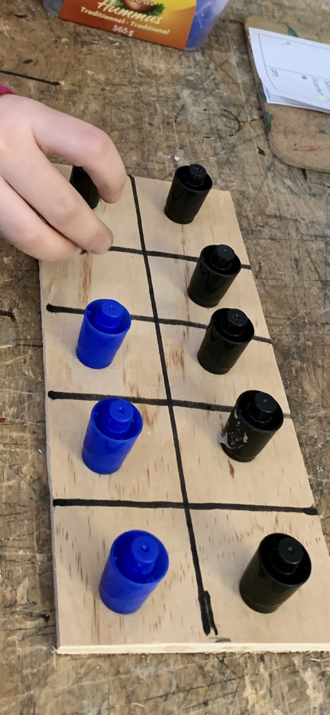 A 10 frame counter made from scrap material