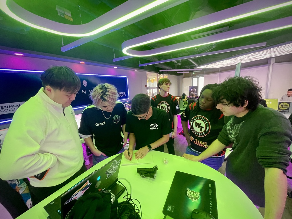 Some members of the Westside SS esports team