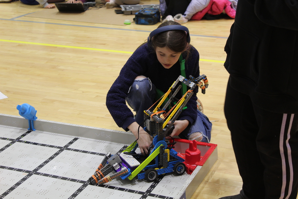 Students at the Skills competition 