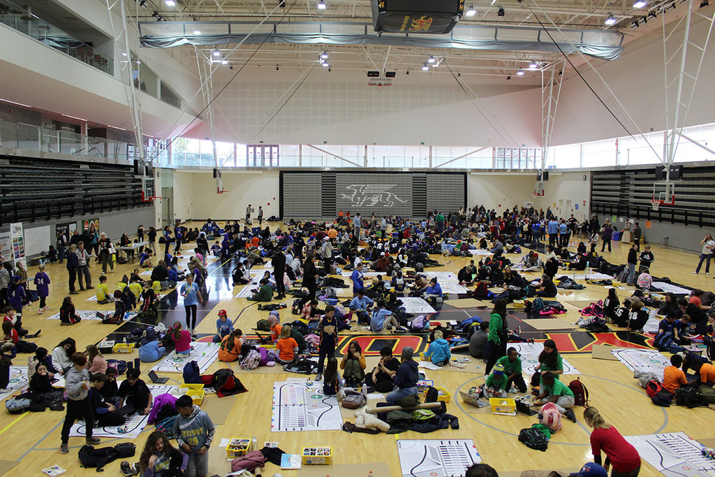 Students at the Skills competition 