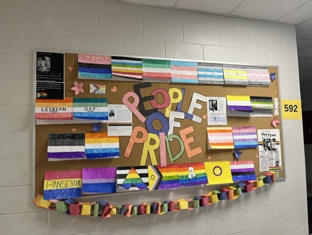 The Mono Amaranth PS Pride Bulletin Board