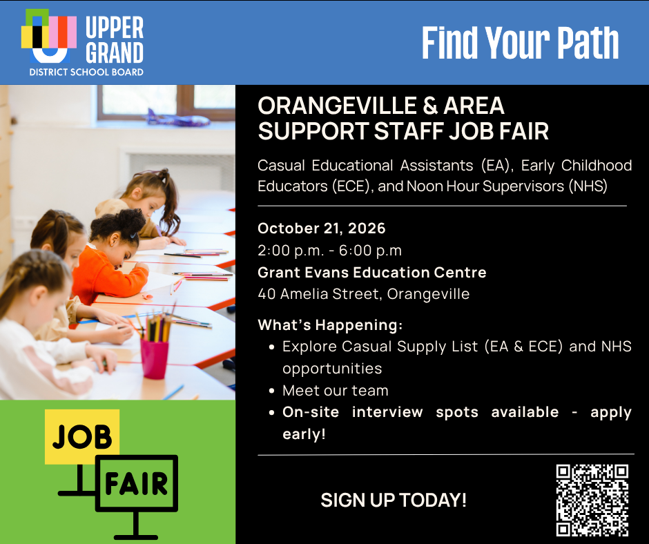 Job fair flyer