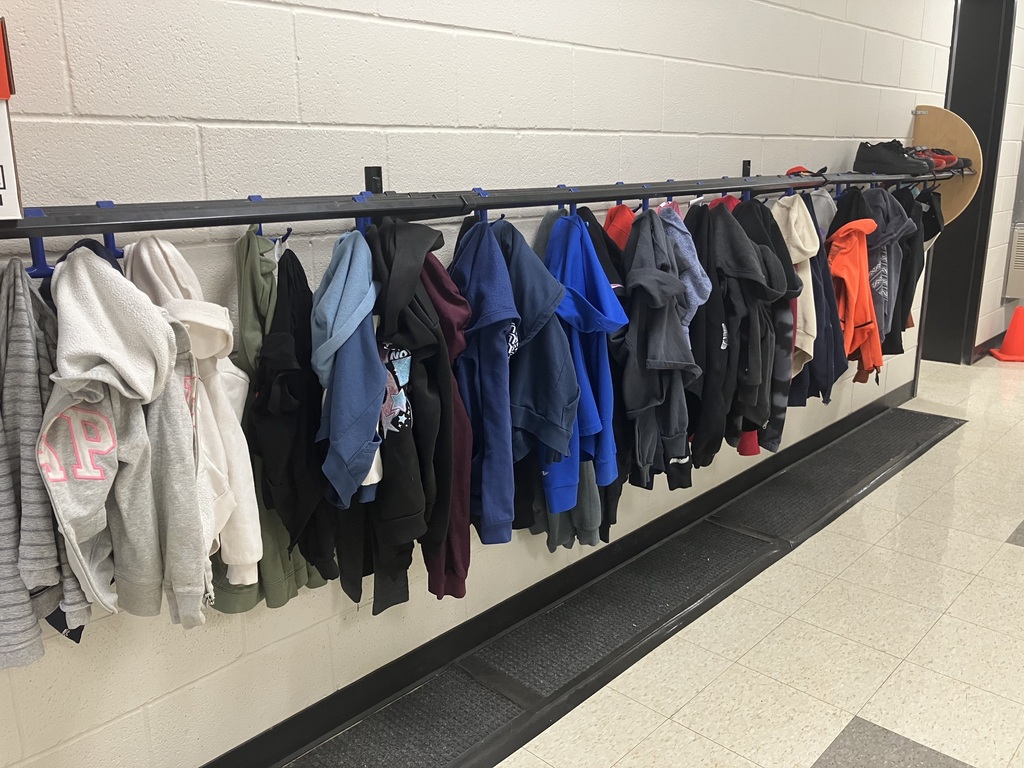 Lost and found items that are currently at school