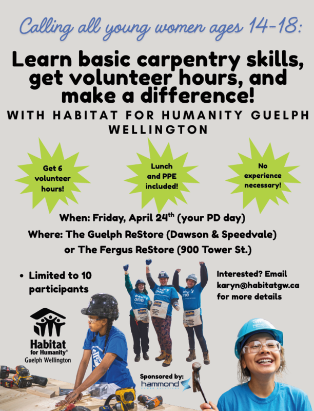 A flyer with information about the event described in this post.