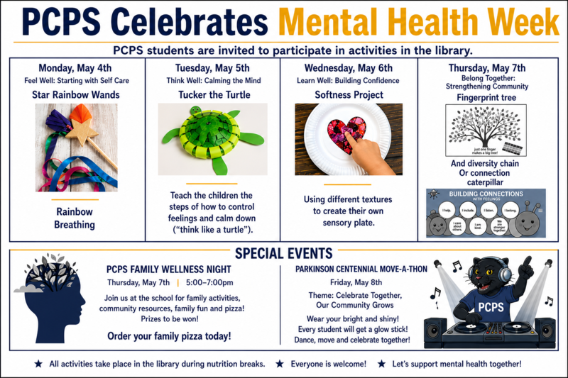 PCPS celebrates mental health week