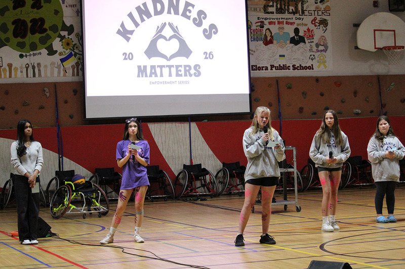 Elora PS students at Empowerment CW
