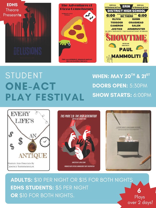 ONE ACT PLAY FESTIVAL POSTER