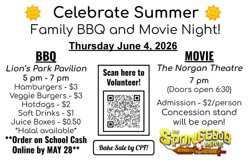 Family BBQ Info