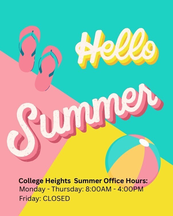 Summer Office Hours