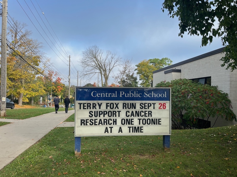 Central PS Terry Fox event