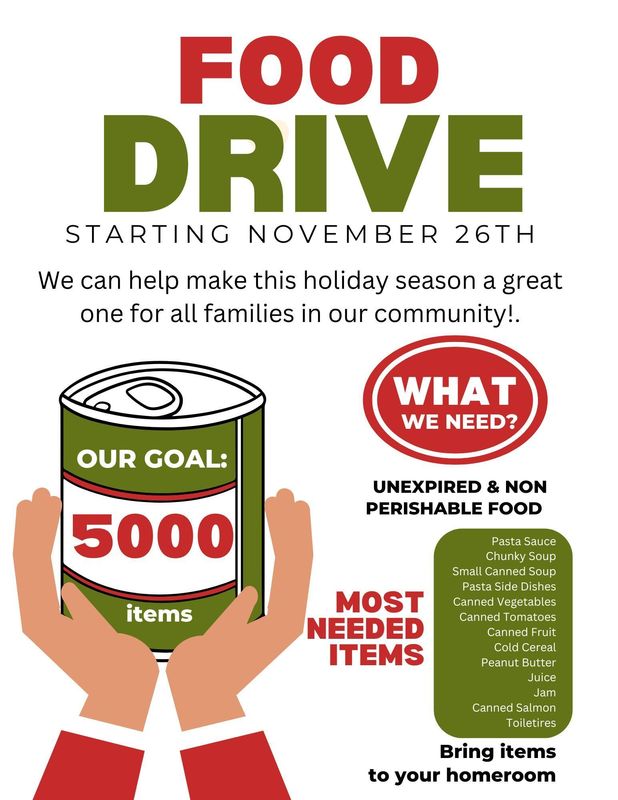 food drive poster