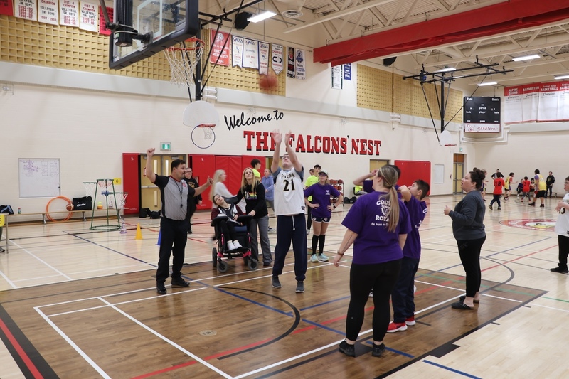 Special Olympics basketball tournament at Centre Wellington DHS on Thursday, November 20.